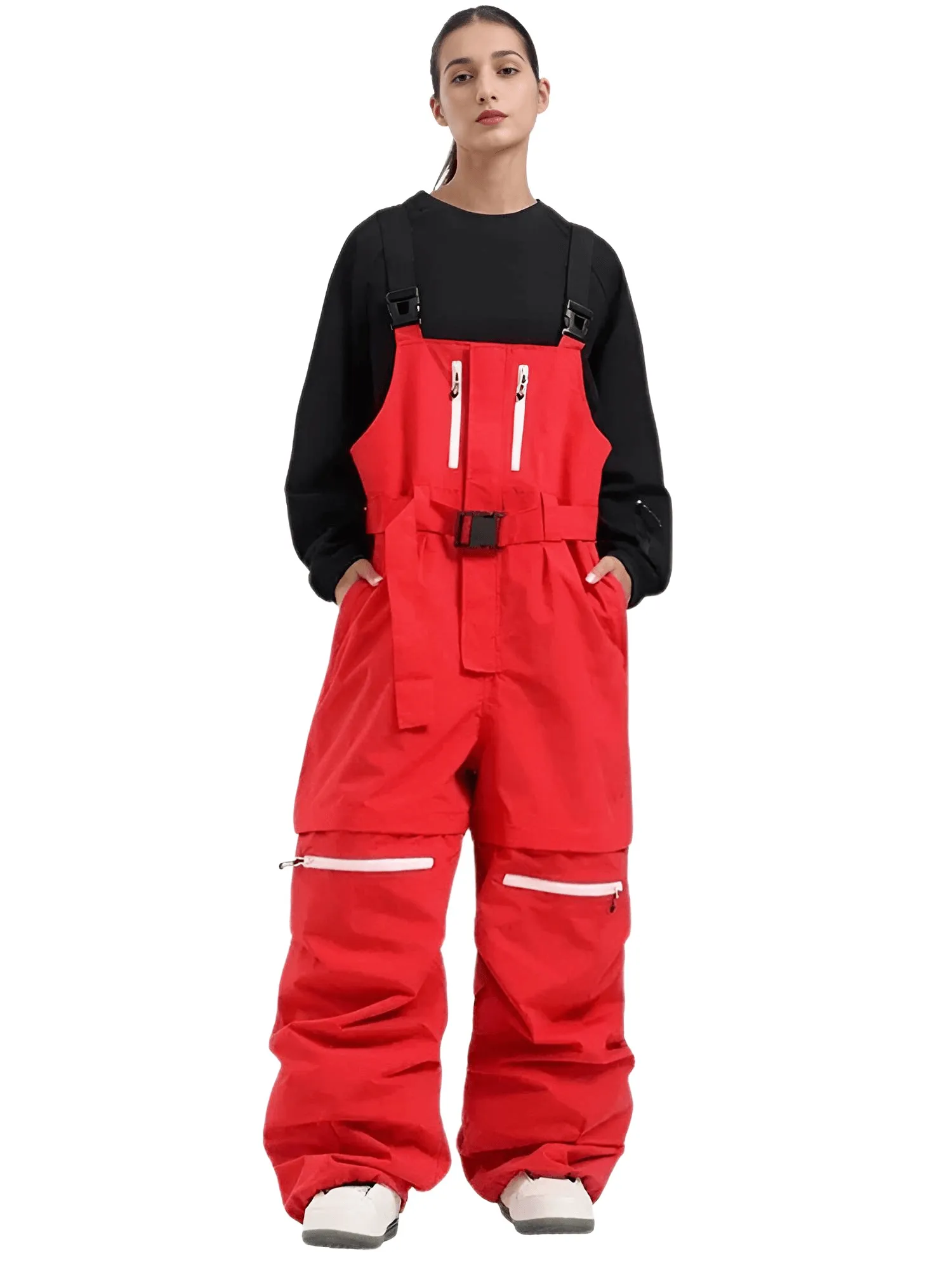 Outdoor Skiing Snow Pants New 2025 Winter Loose Sports Ski Trousers Windproof Waterproof Women Men Warm Snowboarding Overalls