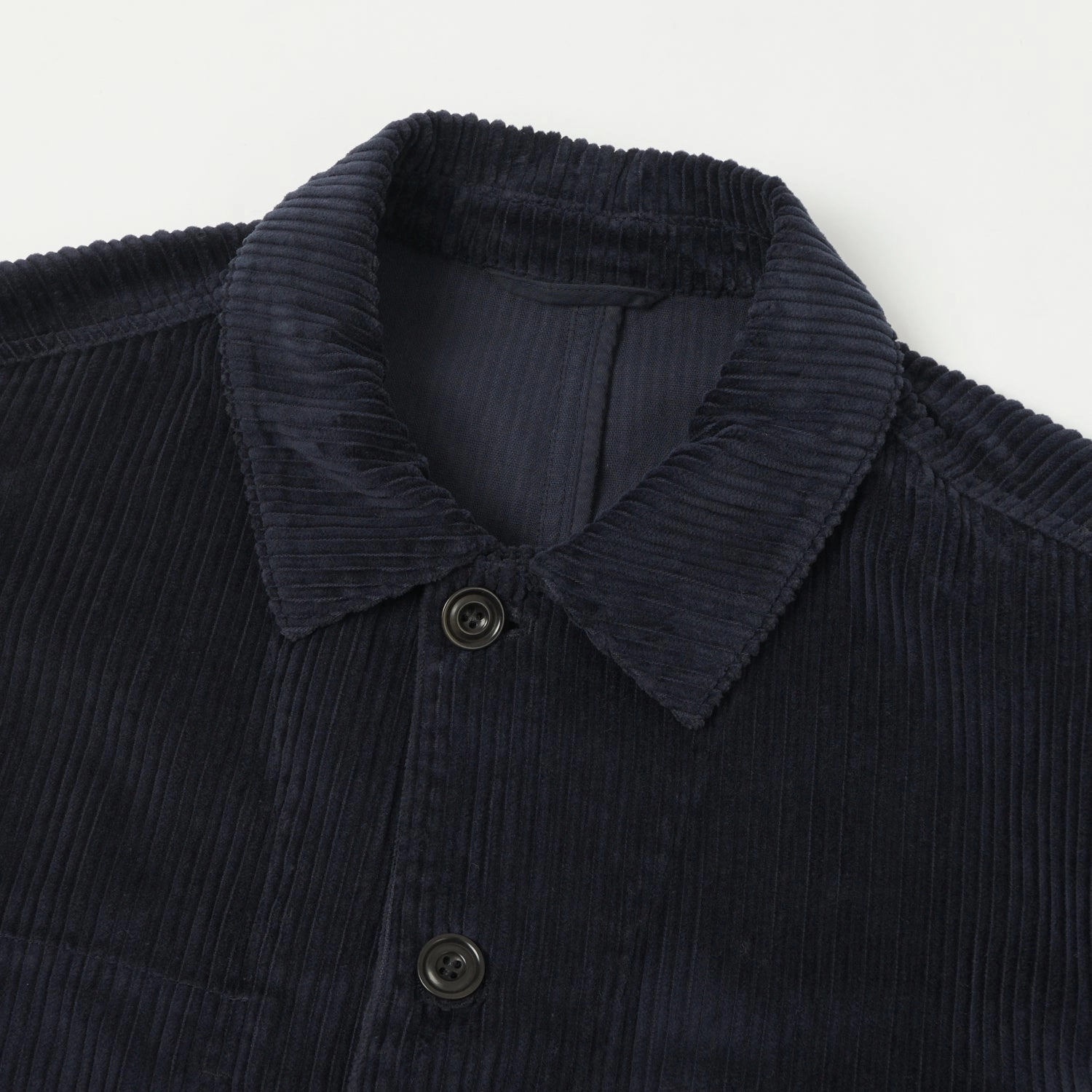 Layered Drape Hartford 'Jamison' Corduroy Jacket - Navy