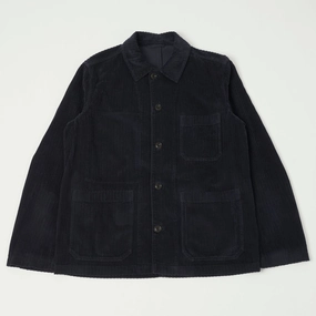 Compression Fit Hartford 'Jamison' Corduroy Jacket - Navy