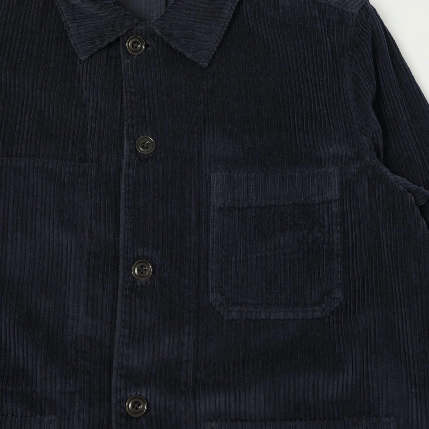 Hartford 'Jamison' Corduroy Jacket - Navy Statement Outerwear