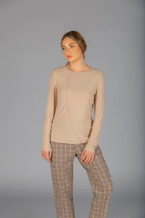 Paolo Tricot, LC1 Mesh Top, Beige
