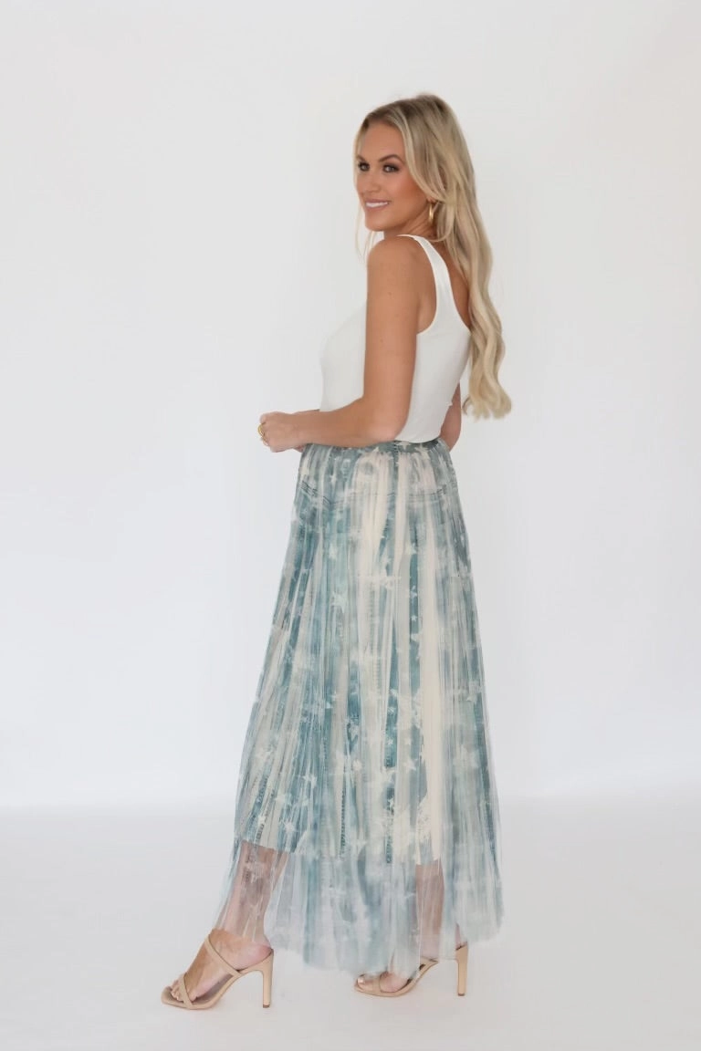 Breathable Construction Party Star Skirt (final sale)