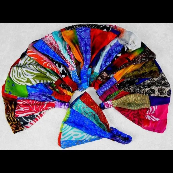 Patchwork Elastic Bandana-Headbands