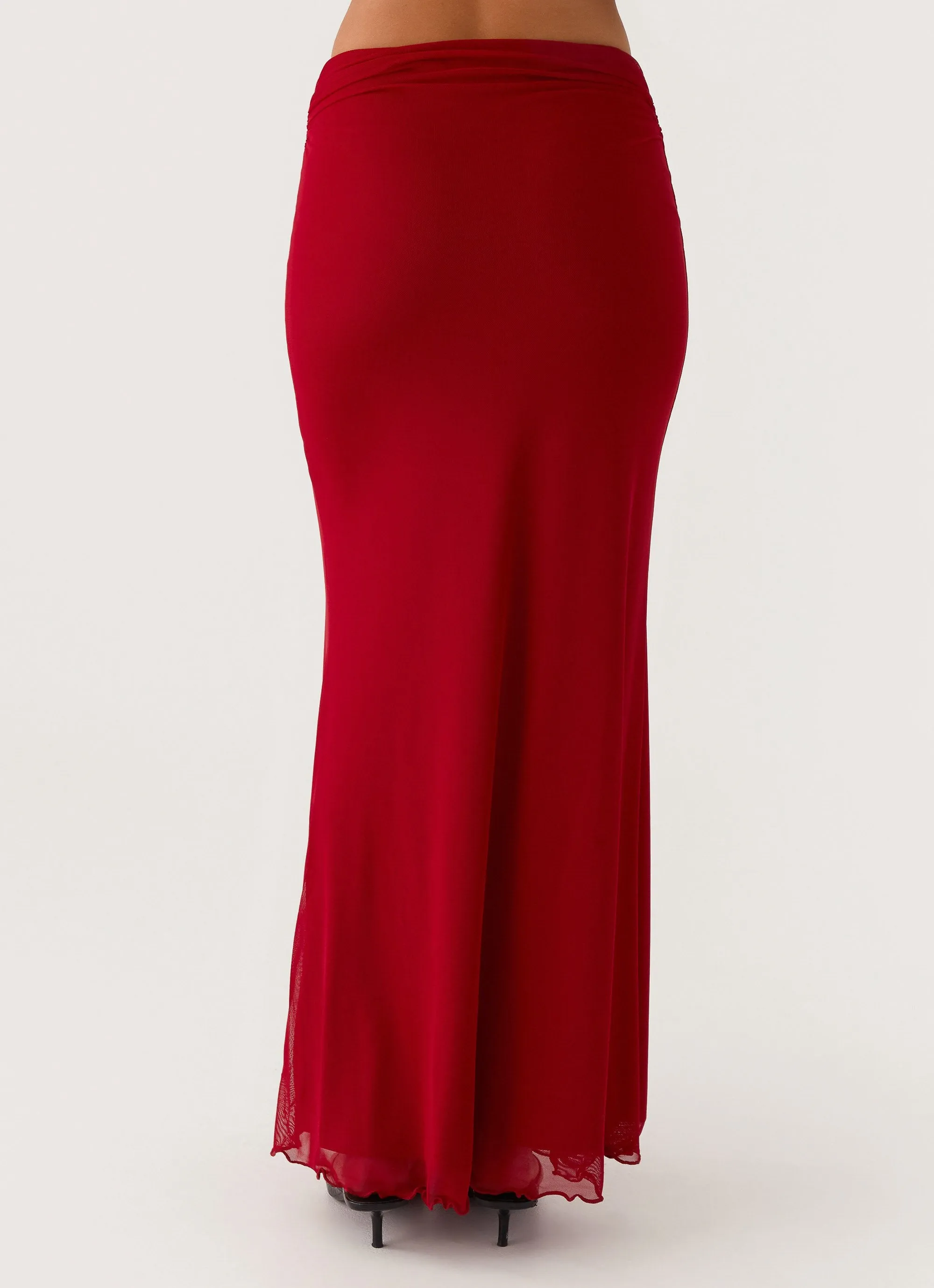 Rayne Maxi Skirt - Red Limited Edition
