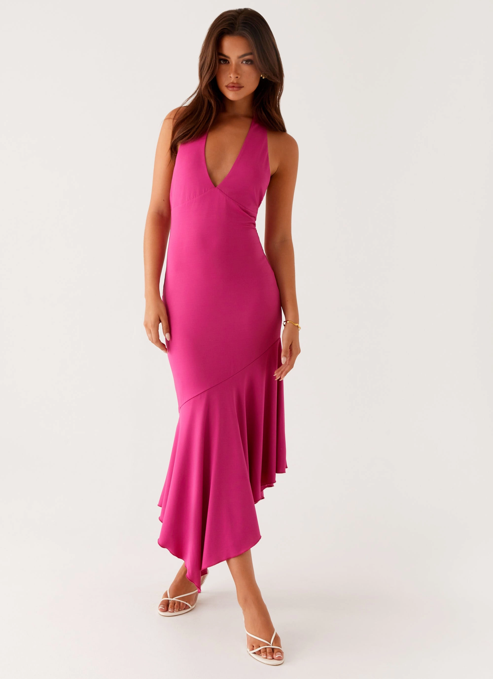 Timeless Wearable Perdita Midi Dress - Fuchsia