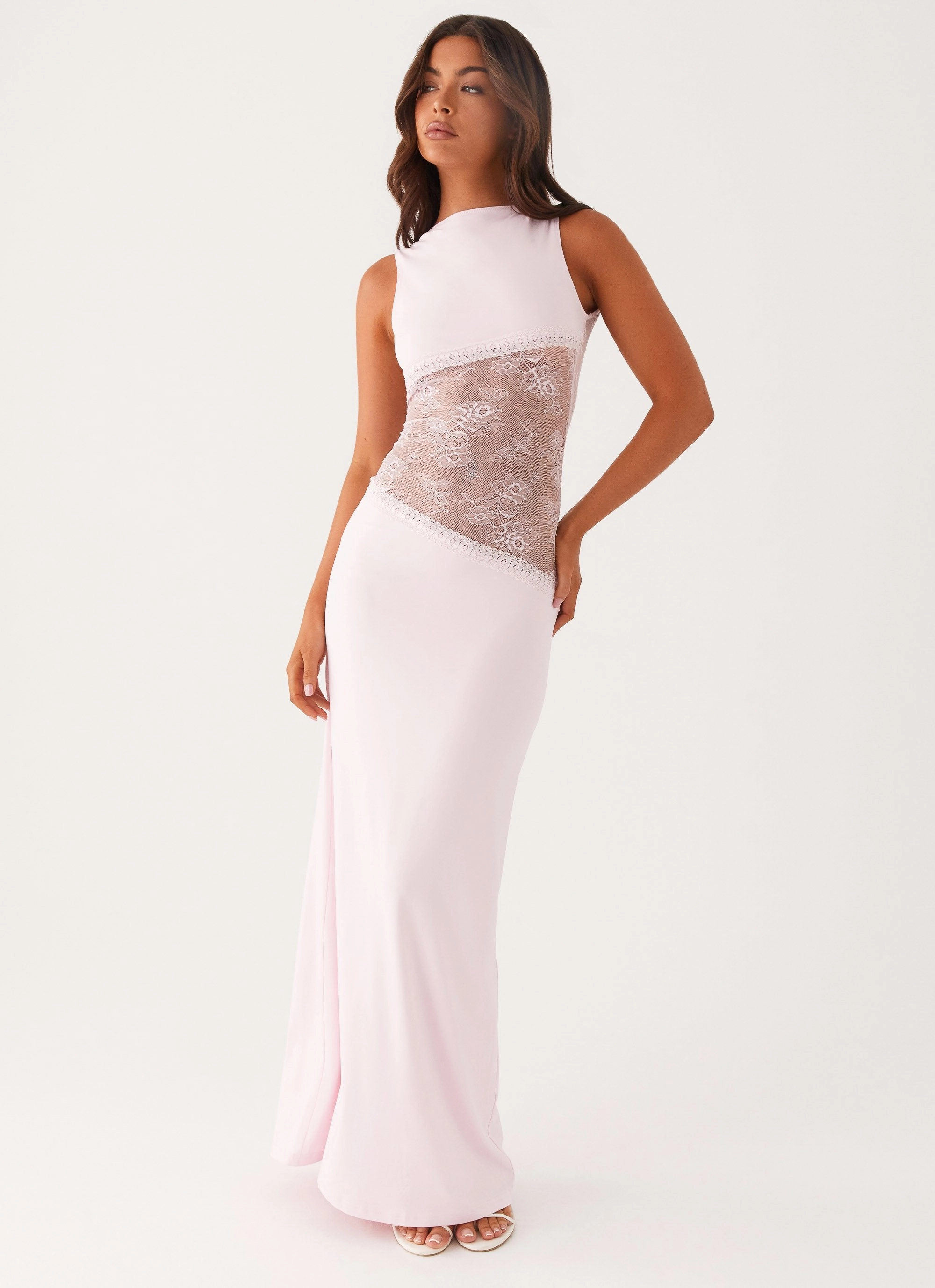 Euro Touch Airy Weave Lucinda Maxi Dress - Pink