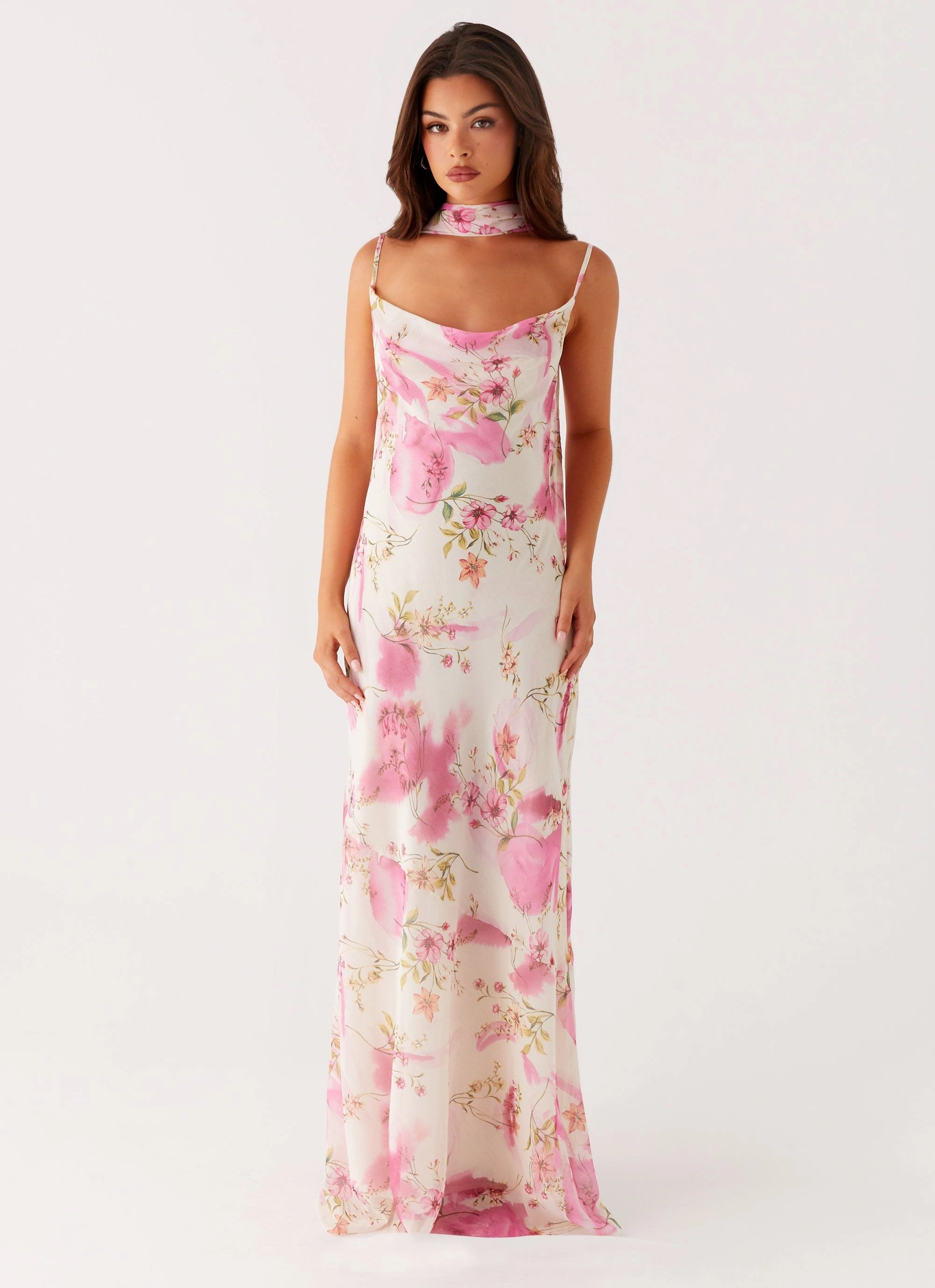All-day style Spencer Maxi Dress - Ivory Floral Print