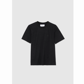 DAL THE LABEL Essential Organic Cotton T-Shirt, Black Sustainable Material Blend Ultra Stretch