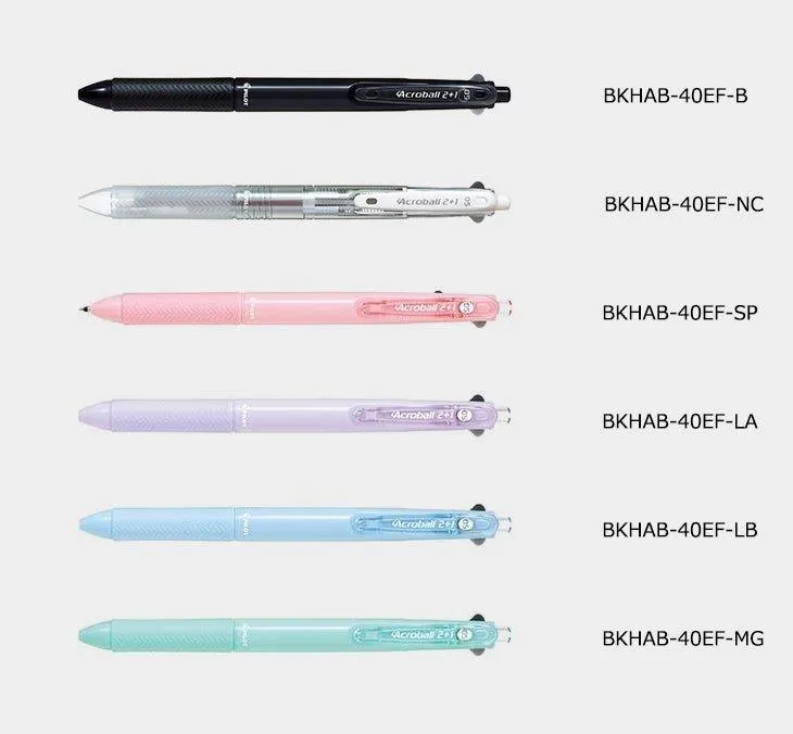 PILOT BKHAB 2 1 Multifunctional Pen 3 1 Multifunctional Pen Light Oil Pen 0.5mm
