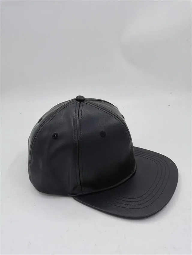 Pineapple leather baseball cap, hats, Vegan leather caps