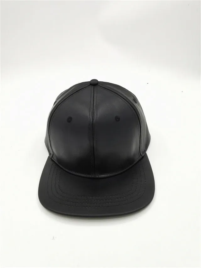 Pineapple leather baseball cap, hats, Vegan leather caps