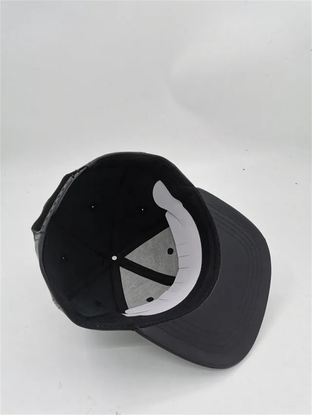 Pineapple leather baseball cap, hats, Vegan leather caps