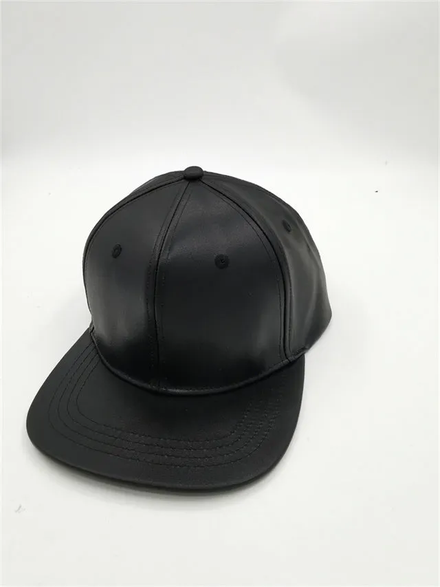 Pineapple leather baseball cap, hats, Vegan leather caps