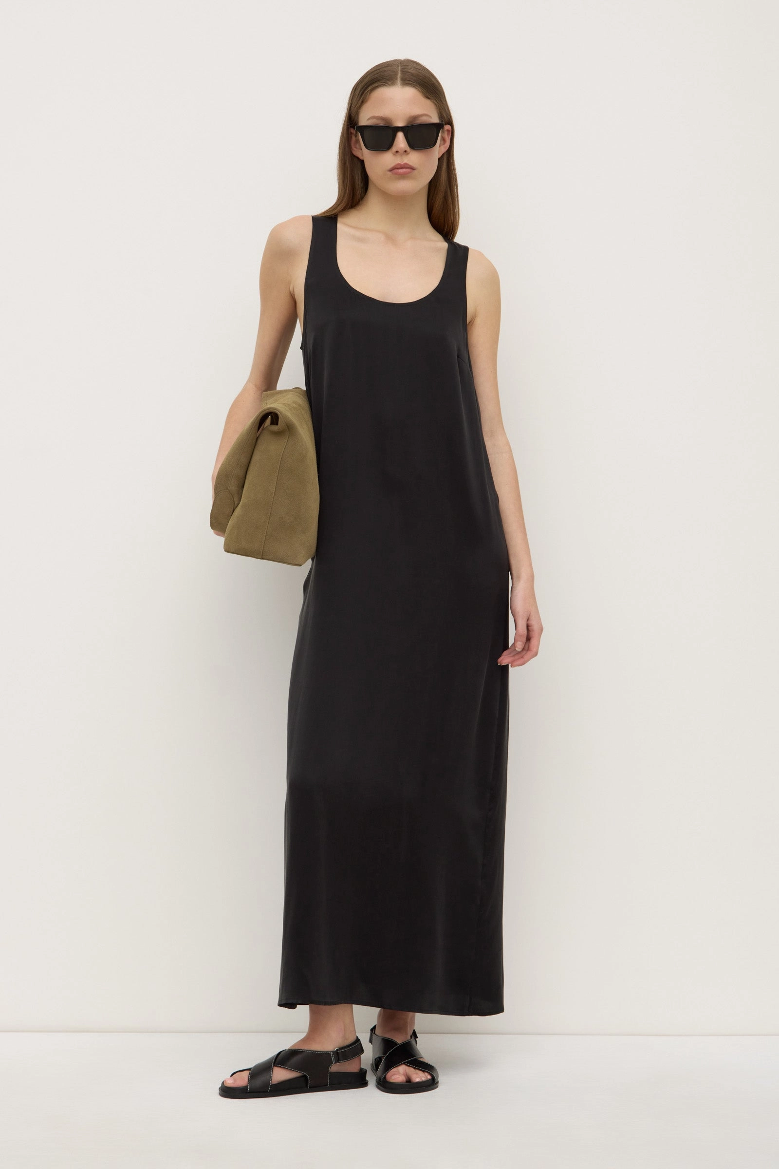Tailored Layers Pippa Silk Tank Dress