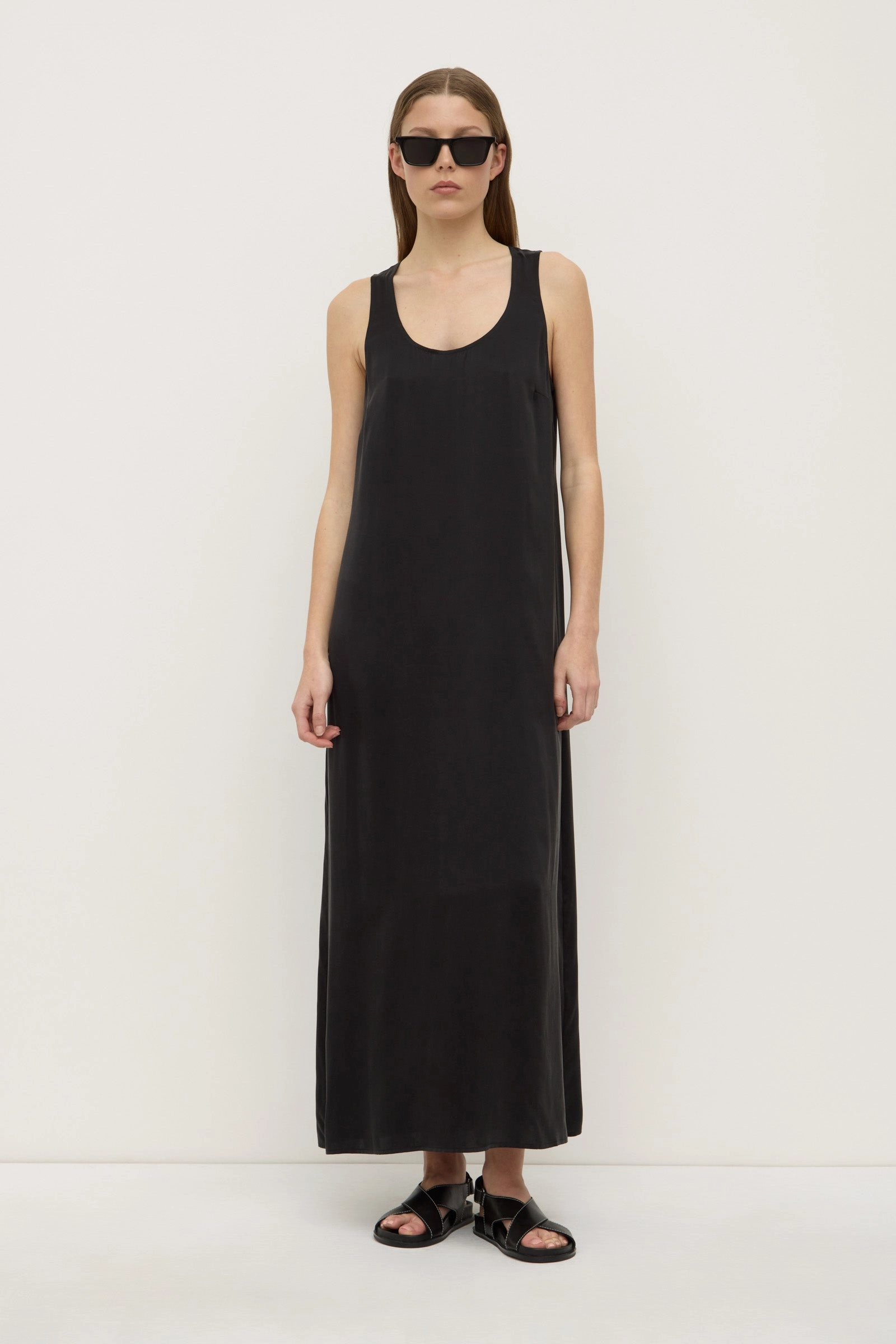 Pippa Silk Tank Dress Occasion Ready Chic Appeal