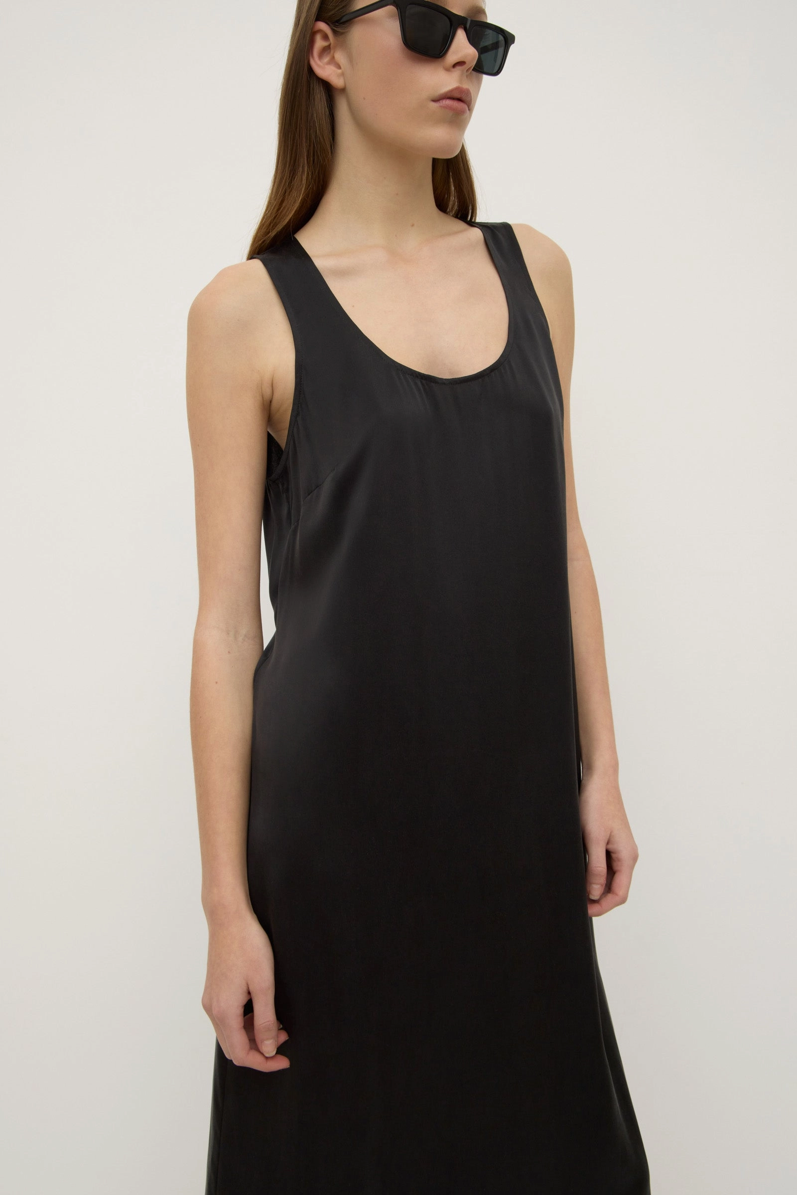 Pippa Silk Tank Dress AntiPillTreatment