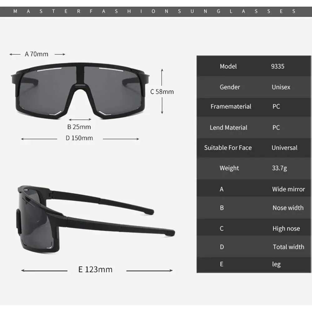 Polarized Cycling Sunglasses UV Protection Windproof Glasses For Men Women Polarized Lens Road Riding Bike Sport Glasses Eyewear