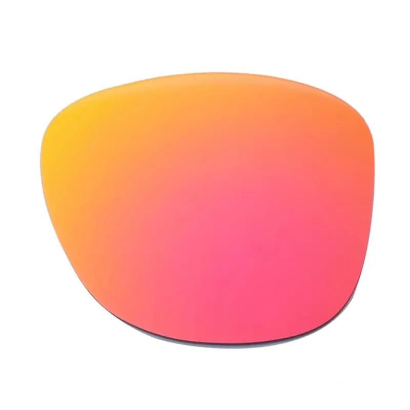 Polarized Wooden Mirror Lens Sunglasses with UV400 Protection - Vintage Style Men's/Women's Square Bamboo Frames