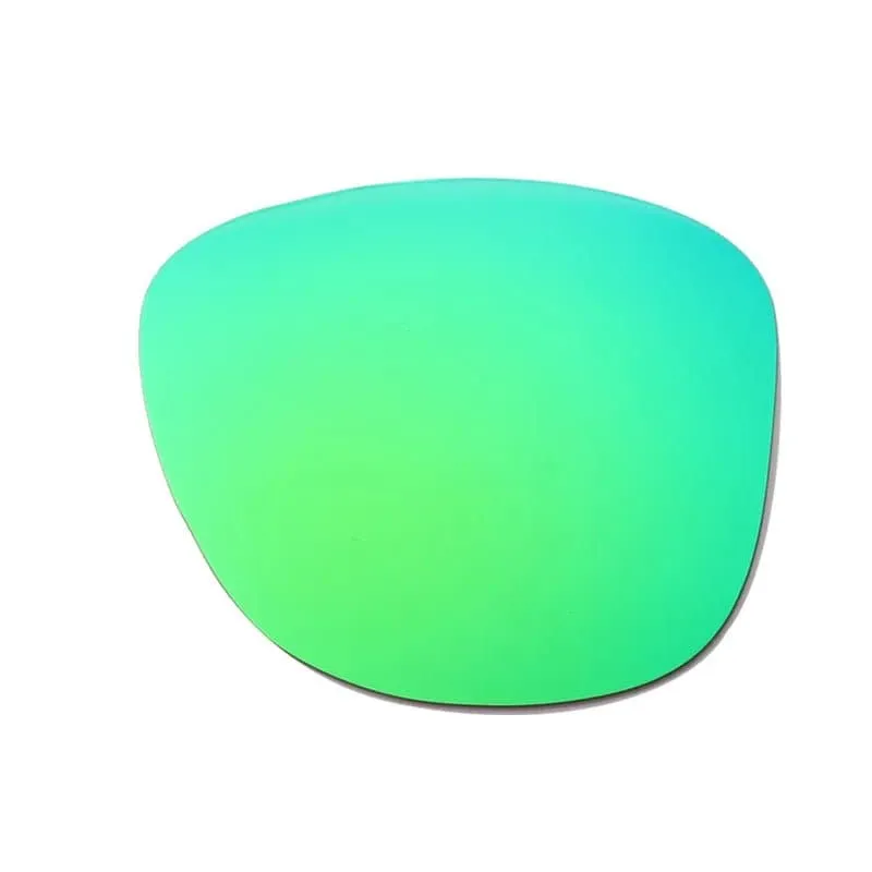 Polarized Wooden Mirror Lens Sunglasses with UV400 Protection - Vintage Style Men's/Women's Square Bamboo Frames