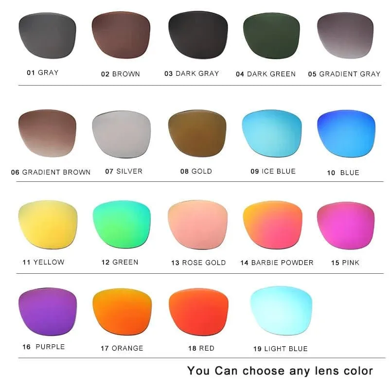 Polarized Wooden Mirror Lens Sunglasses with UV400 Protection - Vintage Style Men's/Women's Square Bamboo Frames