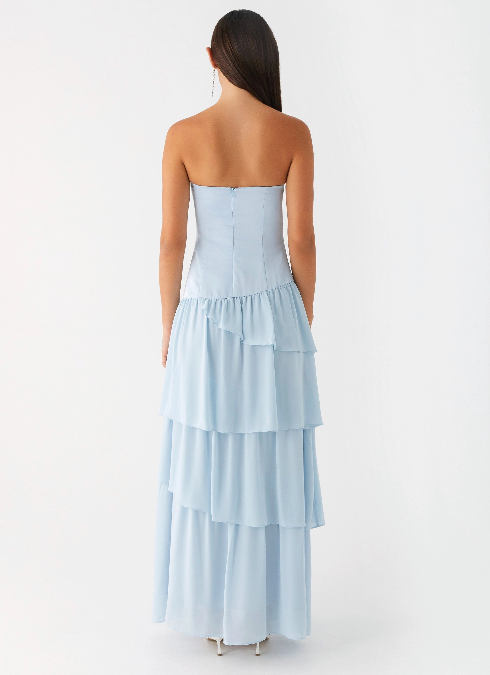 Our Story Maxi Dress - Pastel Blue Comfy Fit Lounge Cut