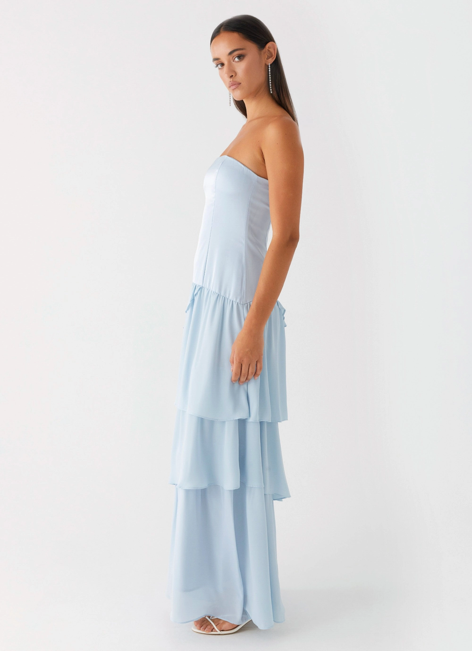 Our Story Maxi Dress - Pastel Blue Sharp Style Vibrant Aesthetic