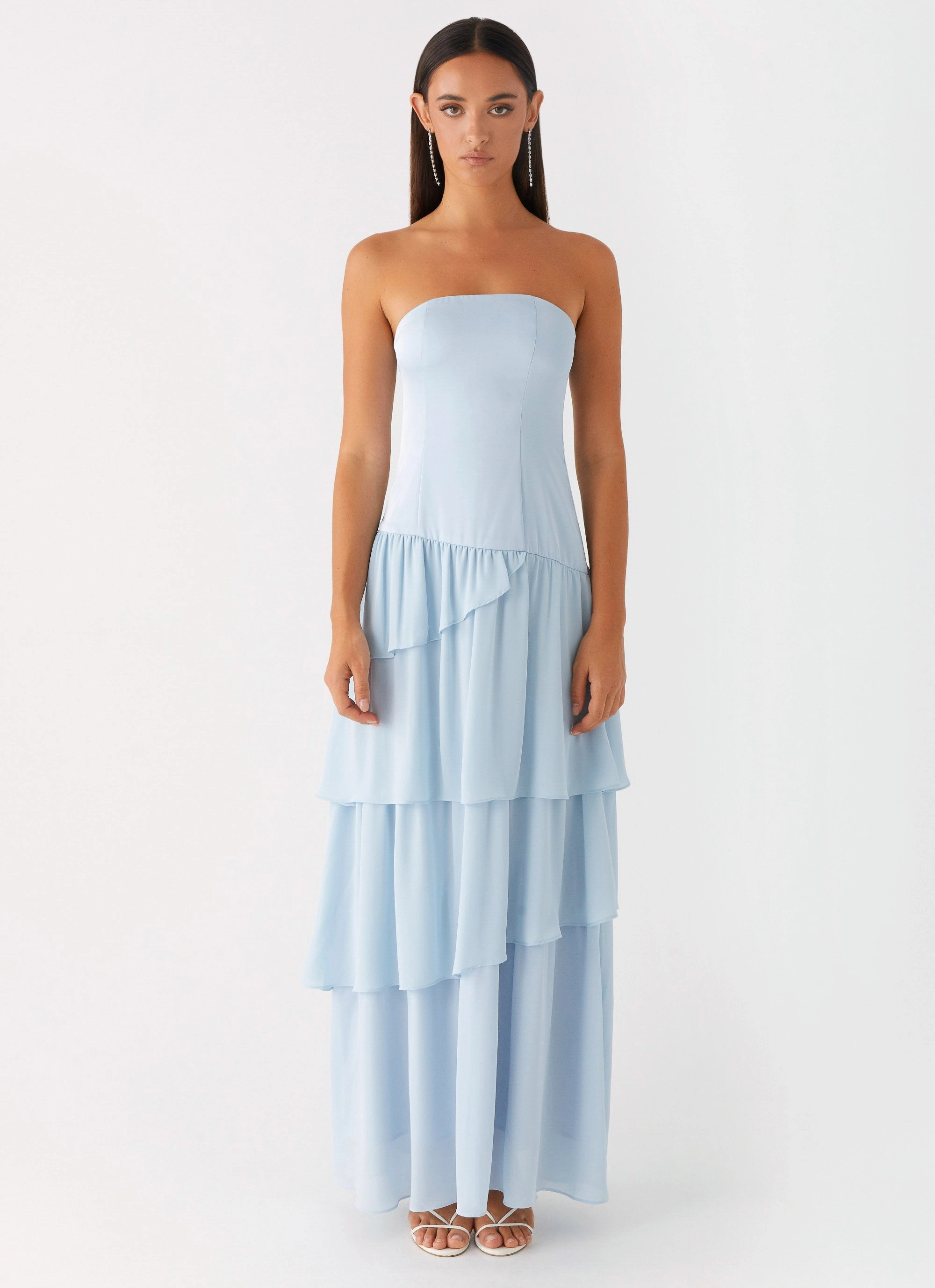 Perfect Cut Our Story Maxi Dress - Pastel Blue