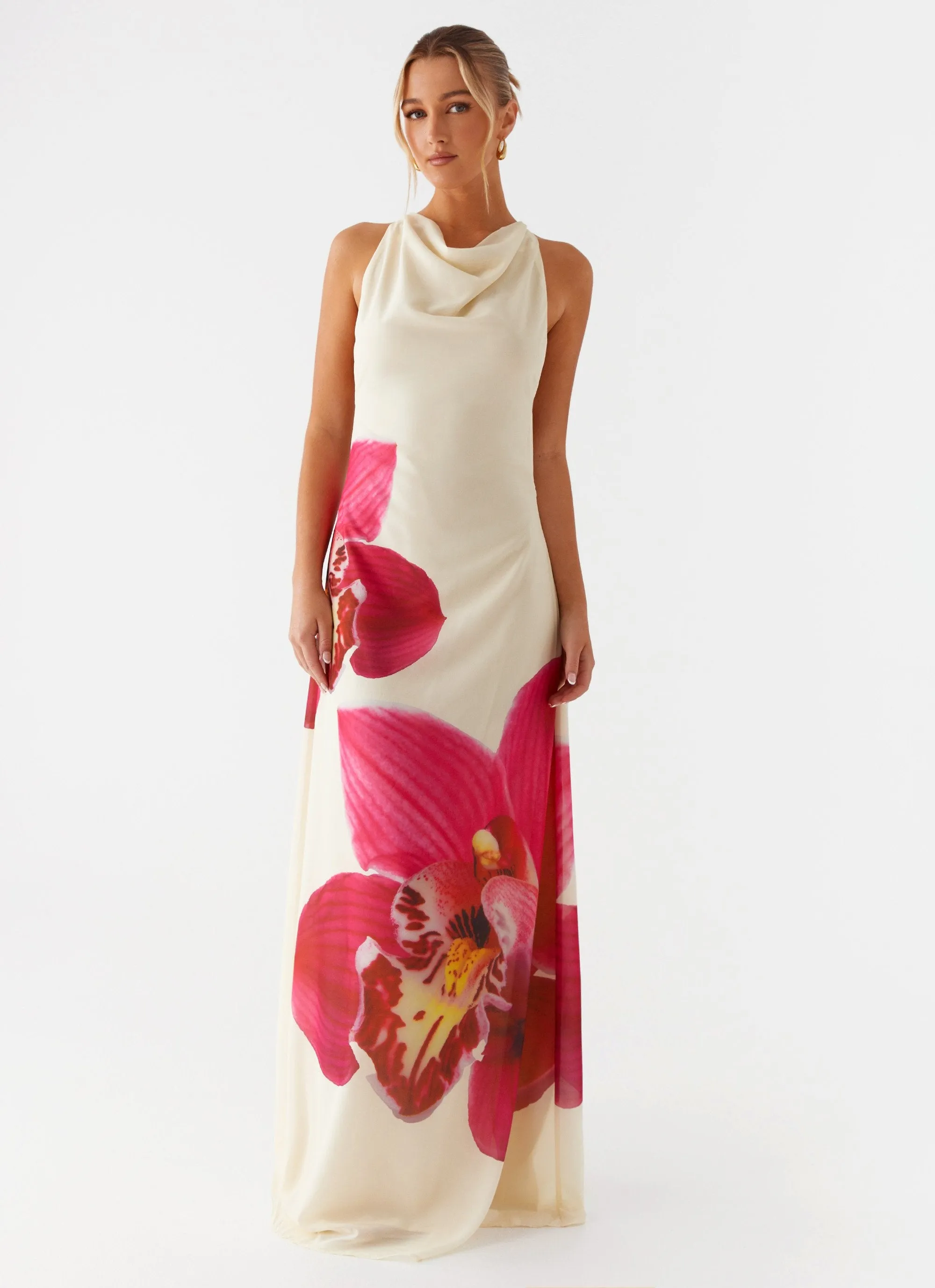 Island Girl Maxi Dress - Yellow Polished Placket