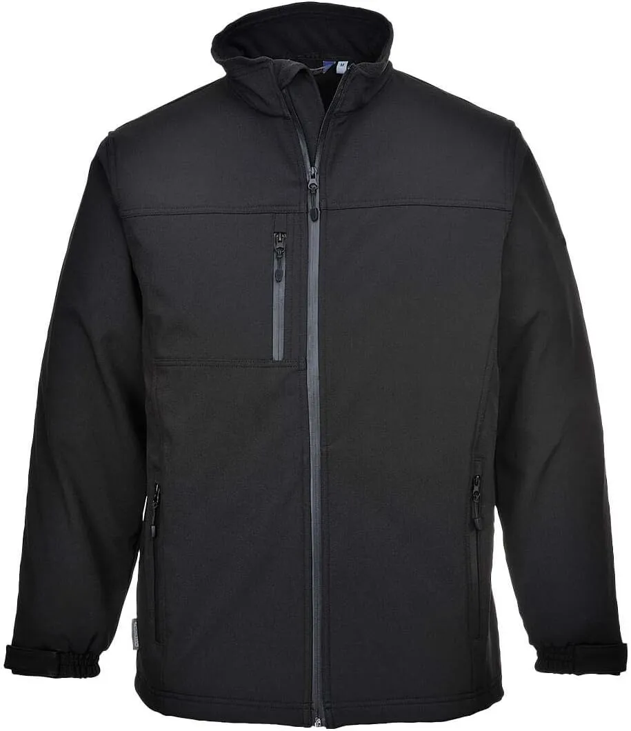 Portwest Softshell Jacket Windproof Water Resistant Outdoor Full Zip Luxury Coat