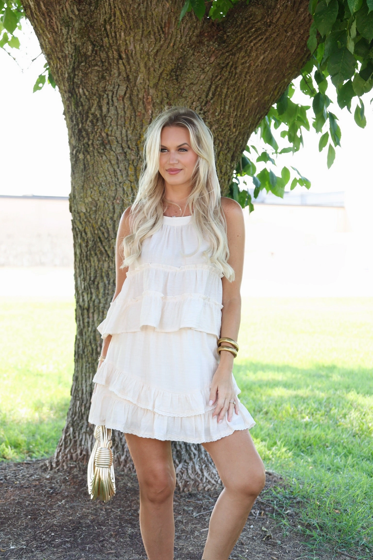 TwoToneEffect Positivity Mini Skirt