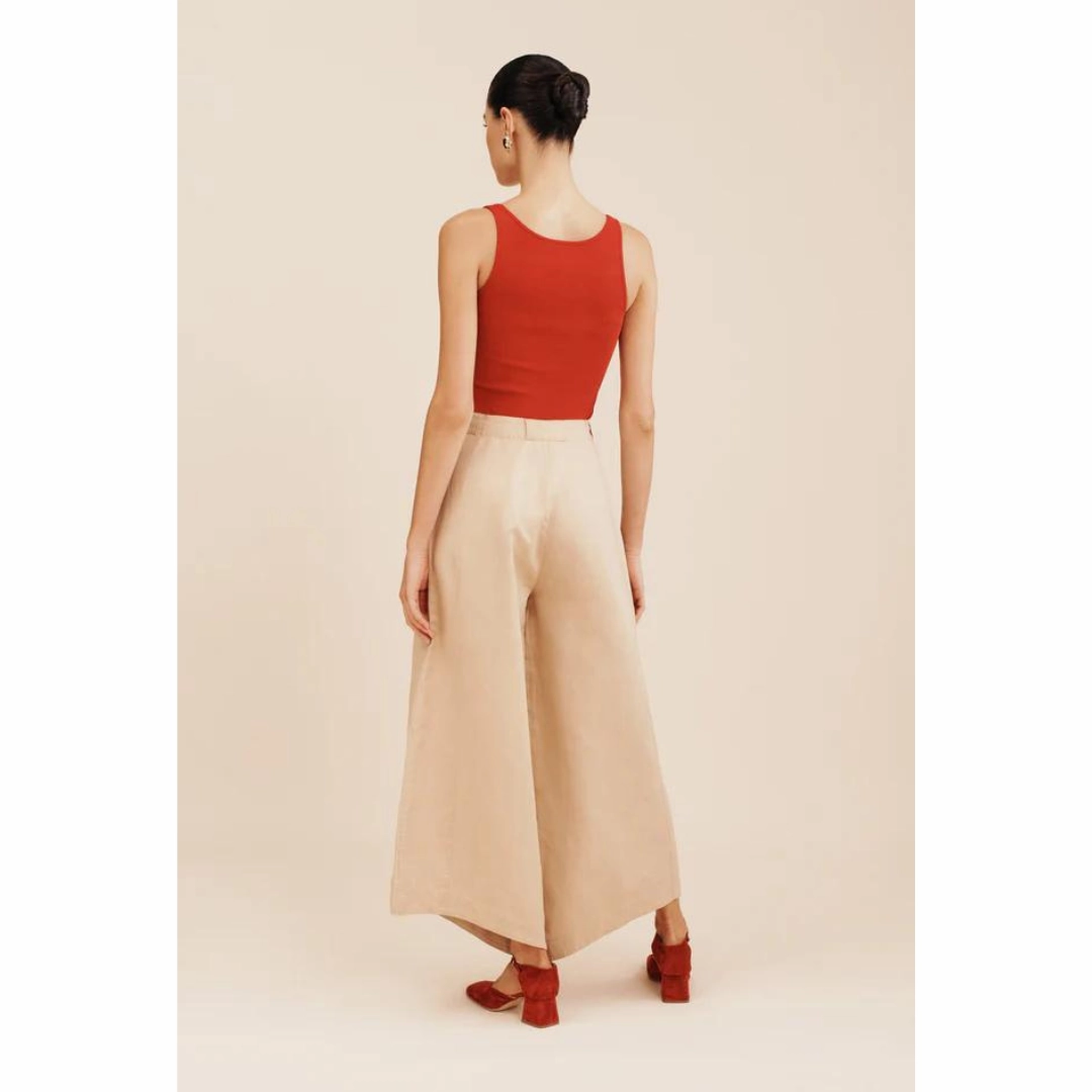 Odor Control Treatment Flex Wear POSSE Ruth Trouser, Latte