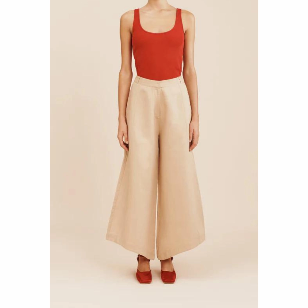 Abrasion resistant Water Repellent Coating POSSE Ruth Trouser, Latte