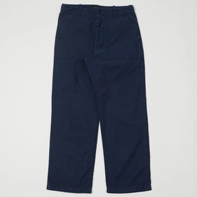 Comfortable Layering East Harbour Surplus 'Texas' Fatigue Trouser - Navy