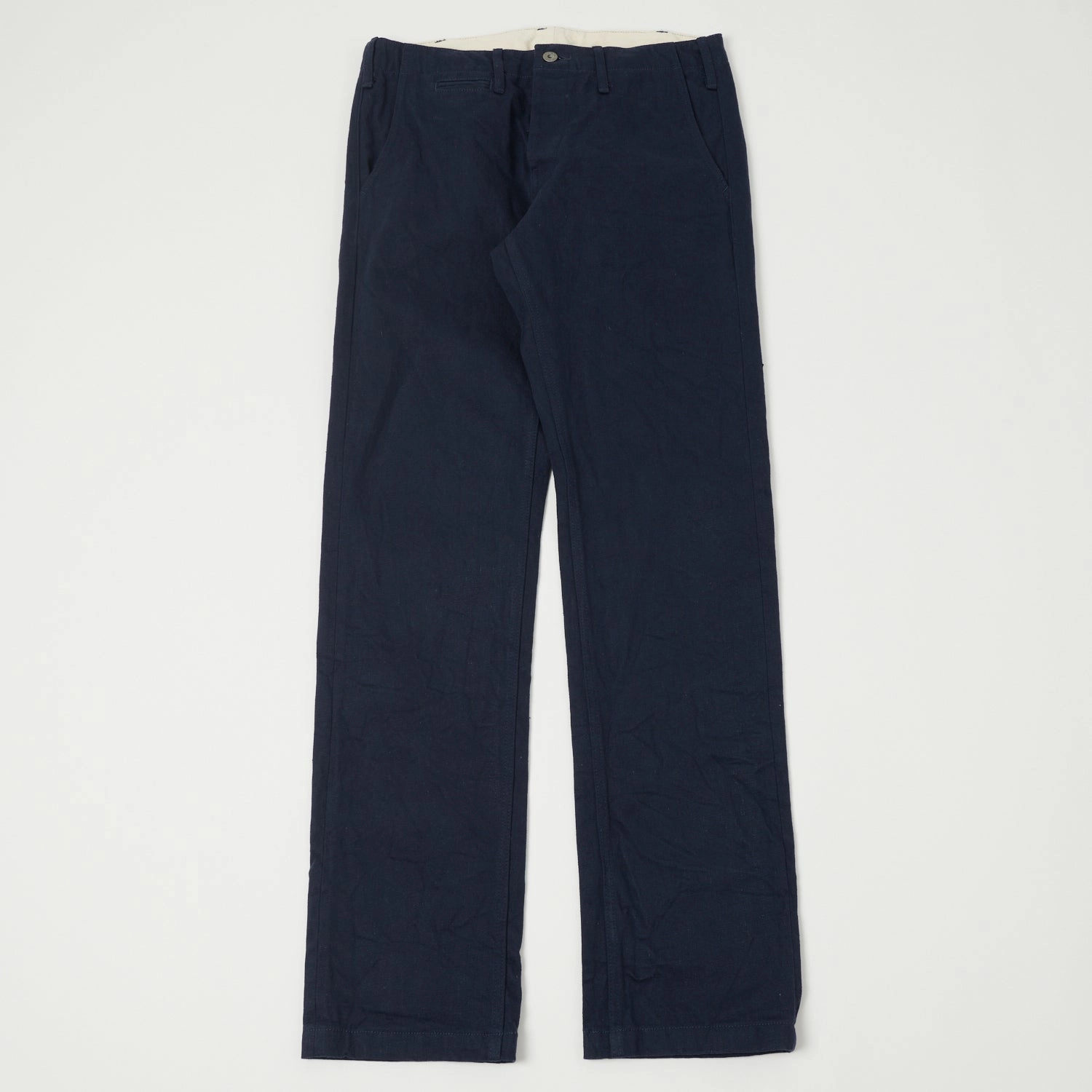Outdoor Activity Versatile Look ONI Denim 727FR 12oz French Navy Sulfur Slim Straight Chino - Rinsed