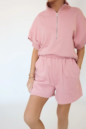 Jill Shorts Sporty Blouse VentilatedMeshPaneling