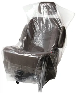 Premium Clear Motor Vehicle Seat Cover by CAATS - 7 mil Thickness, Pack of Multiple