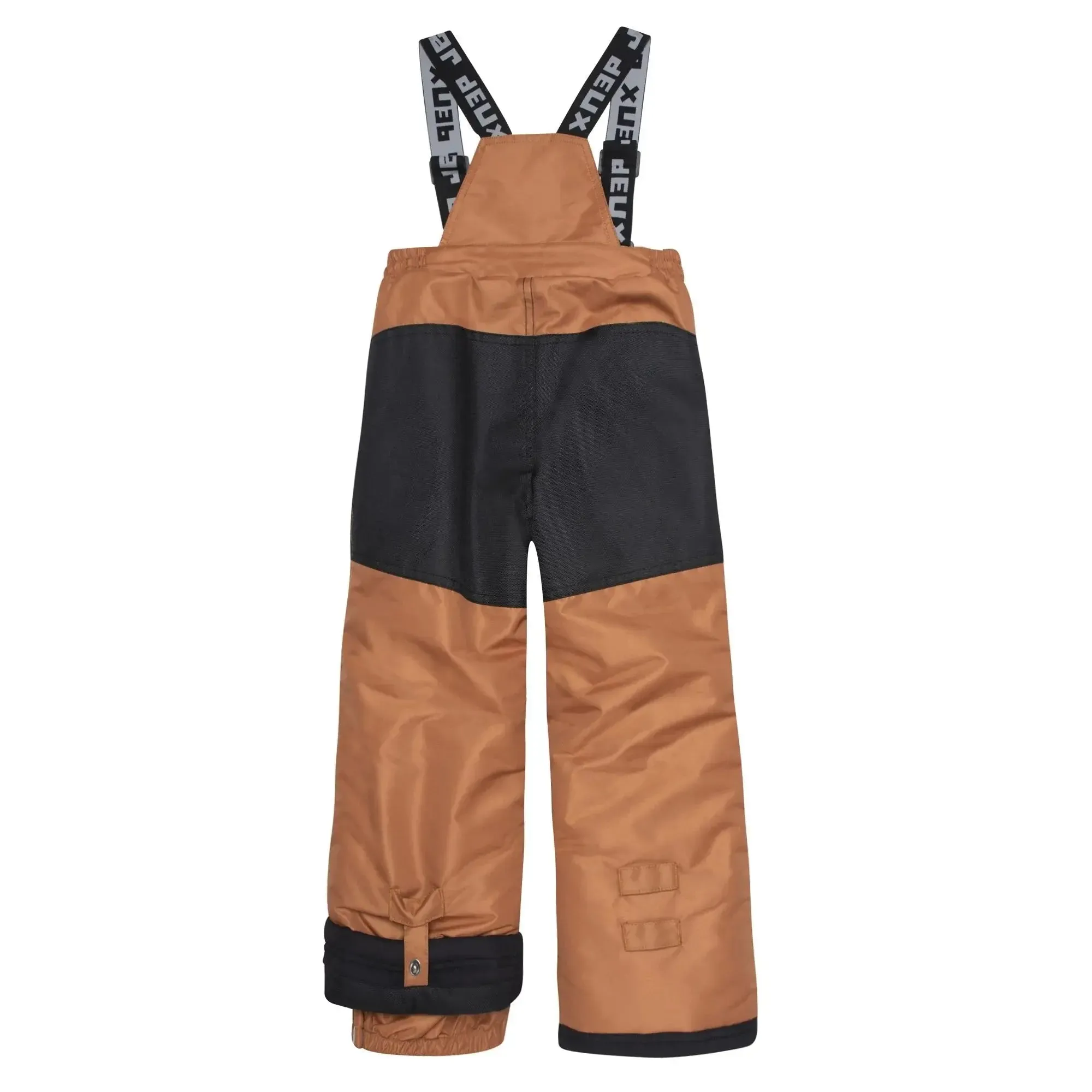 Printed Little Dogs Two Piece Boys Snowsuit Green And Brown | DEUX PAR DEUX