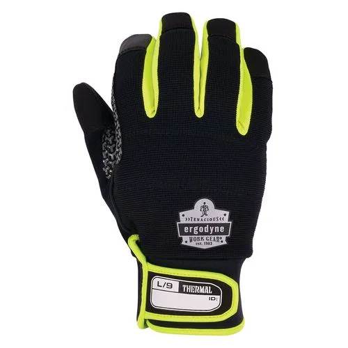 Proflex 850 Insulated Freezer Gloves, Black, Medium, Pair, Ships In 1-3 Business Days