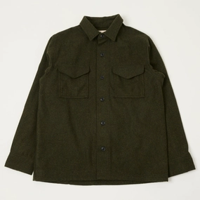Filson Wool Jac-Shirt - Forest Green Timeless Fit Style Reinforced Seams