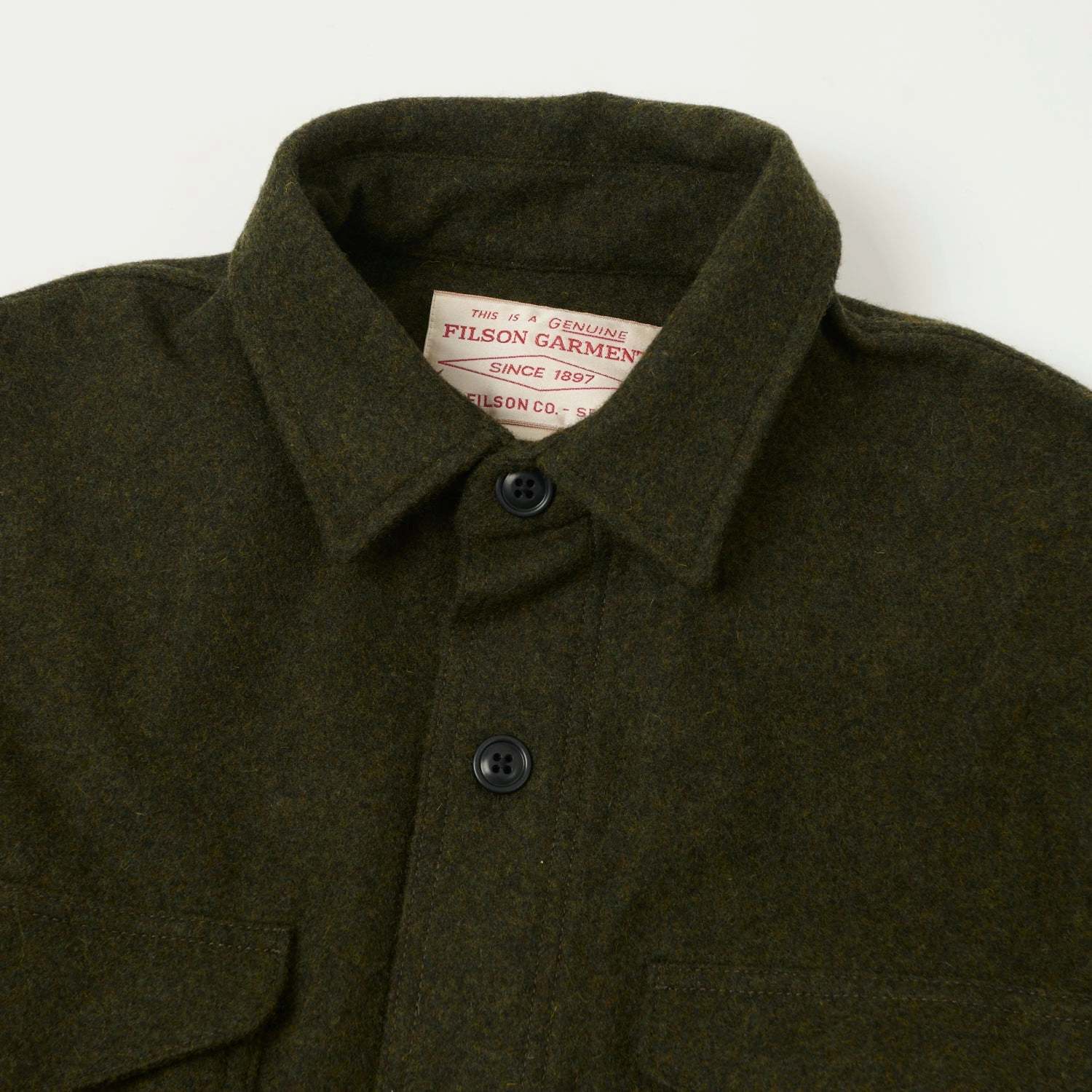 Filson Wool Jac-Shirt - Forest Green UV Resistant Finish