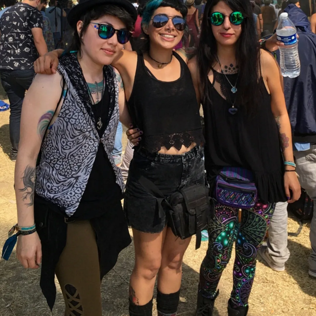 Psychedelic Yoga Pants (UV/RGB, Eco-Friendly) | NEOPAISLEY