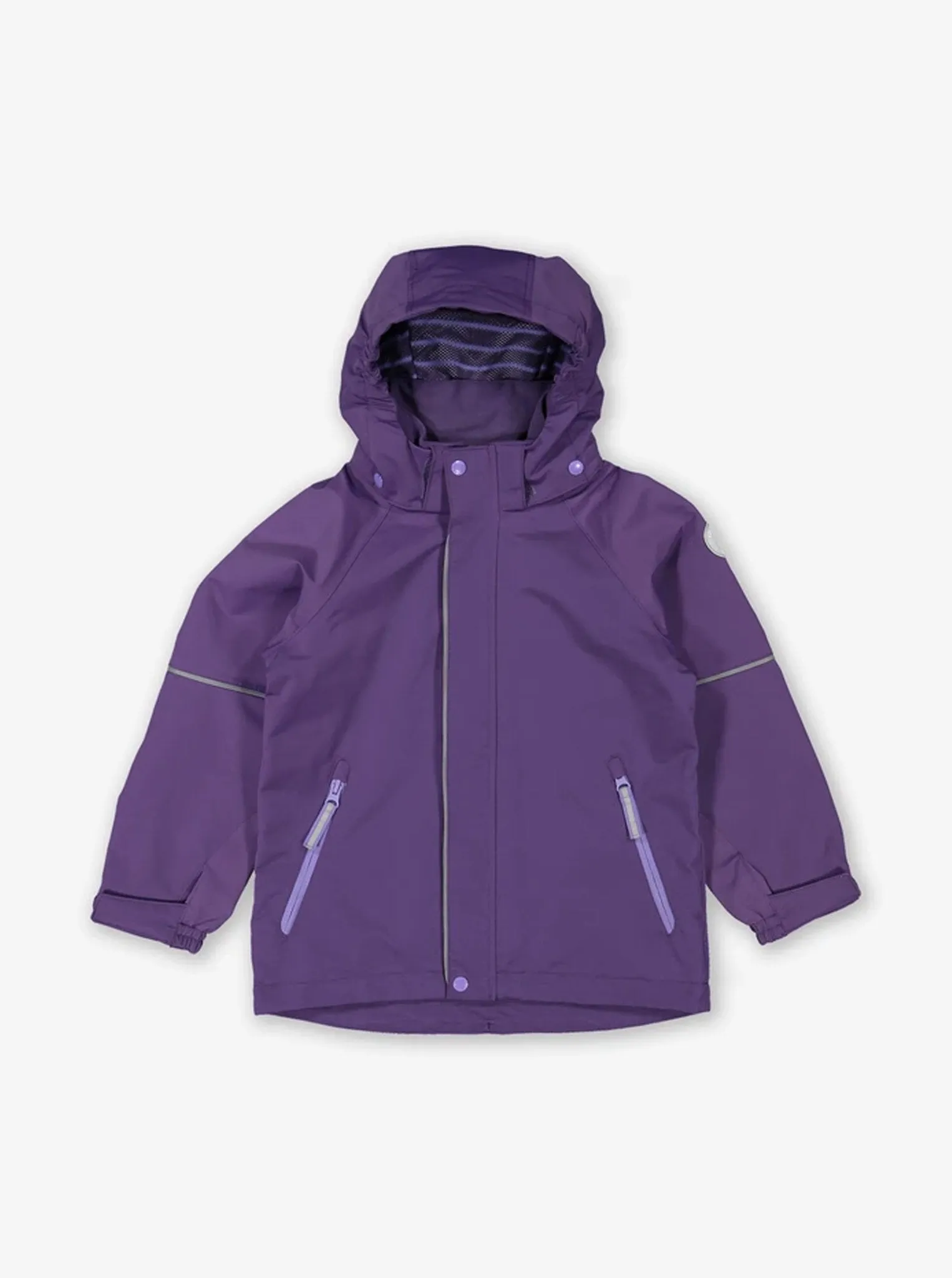 Purple Waterproof Kids Shell Jacket
