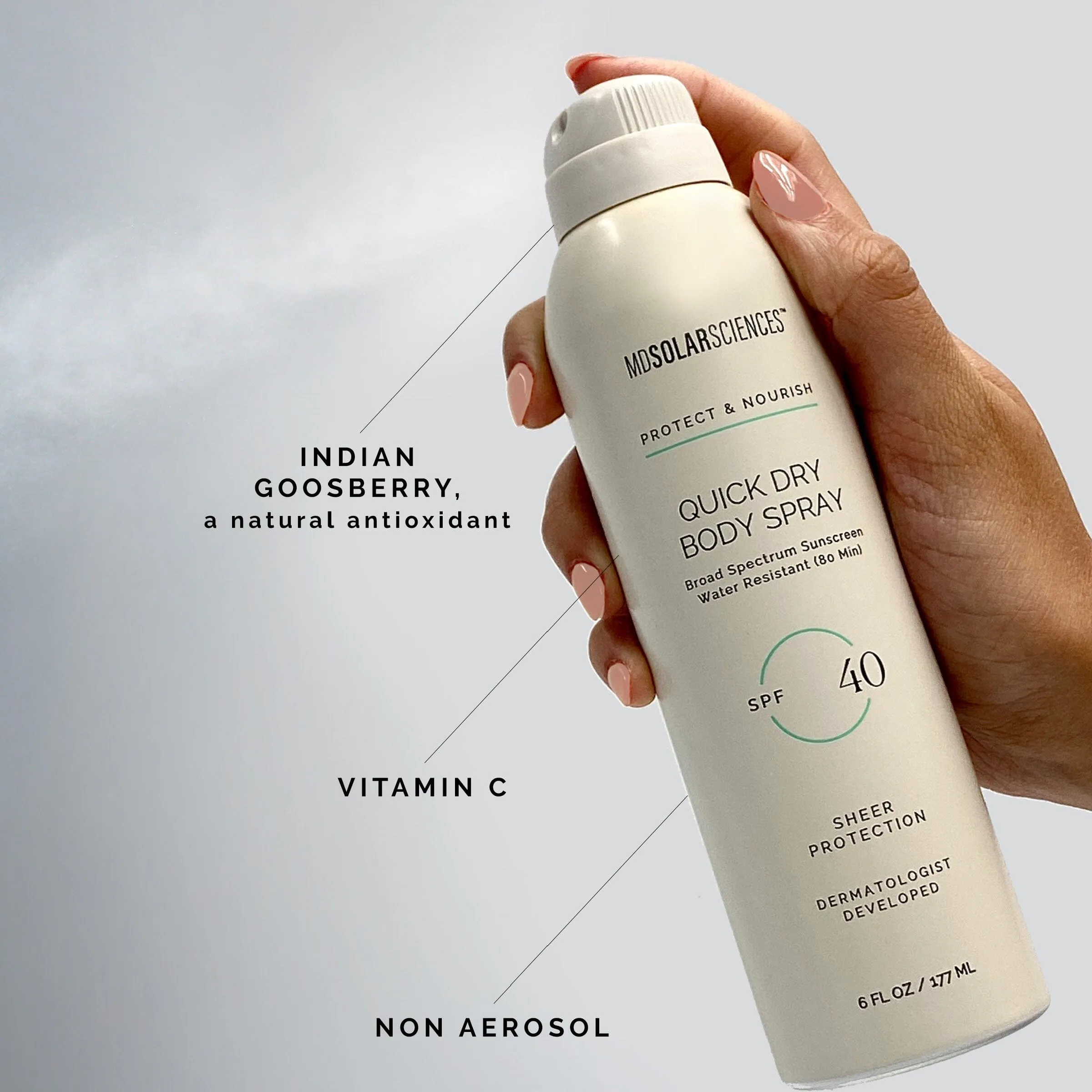 Quick Dry Body Spray SPF 40