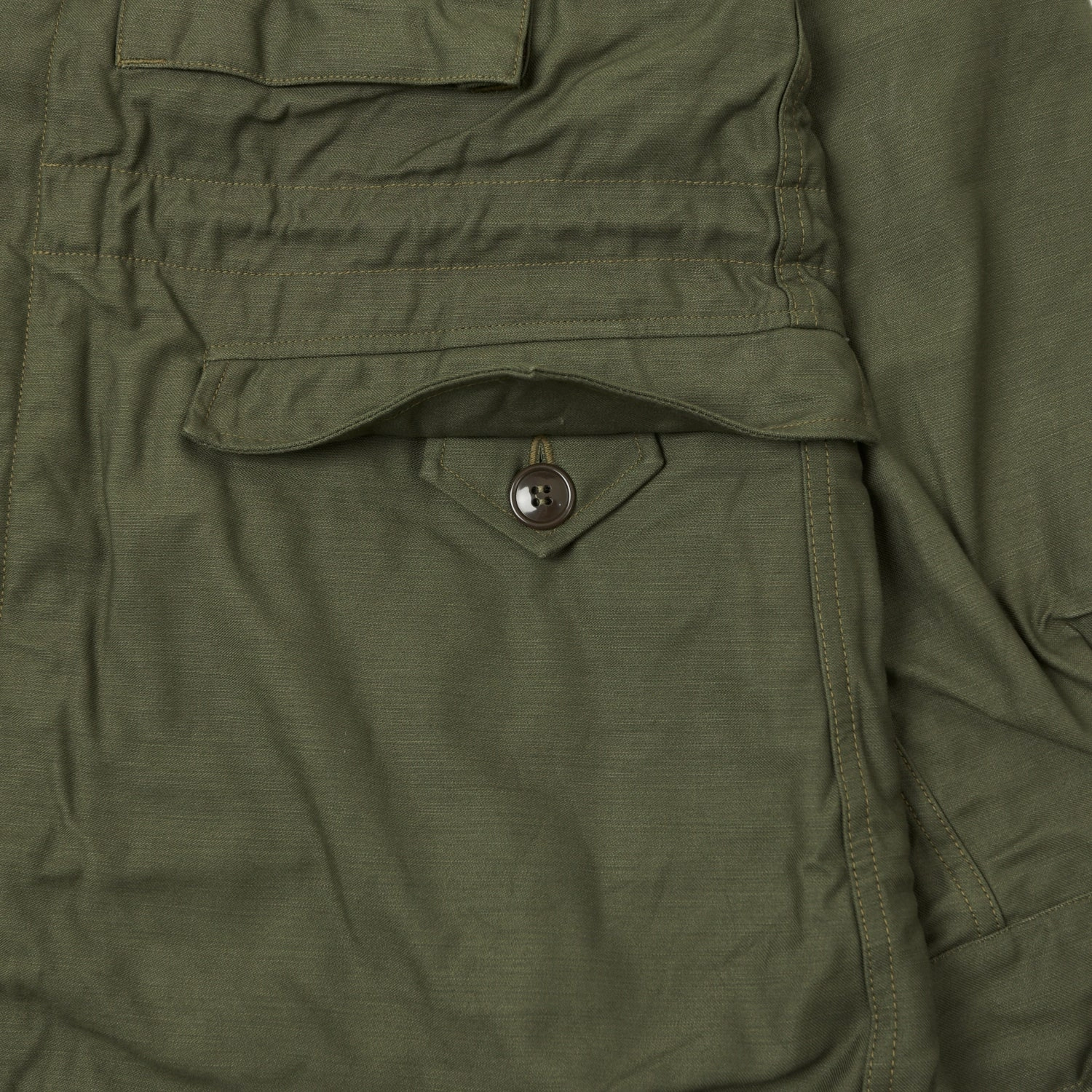 Convertible 2 In 1 Function Designer Inspired Buzz Rickson's U.S. Army M-1943 Field Jacket - Olive Drab