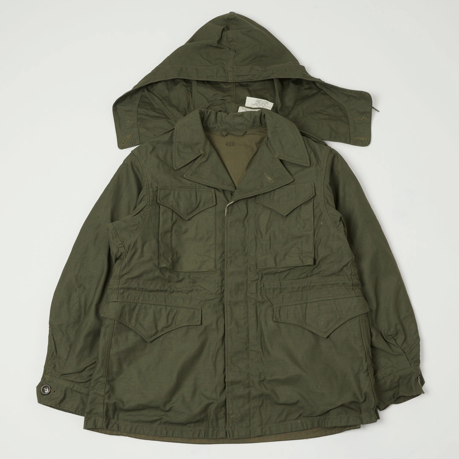 Hypoallergenic Interior Buzz Rickson's U.S. Army M-1943 Field Jacket - Olive Drab