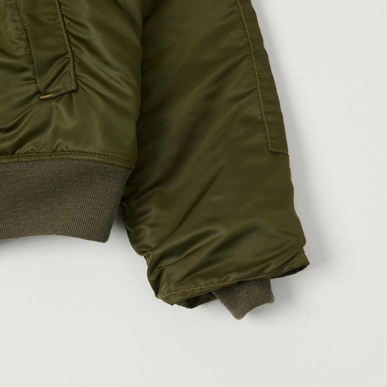 Freewheelers & Co ??USAF Air Crew' Cold Weather Jacket - Khaki Olive Non Restrictive Tailoring