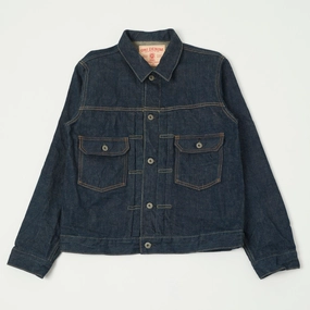 ONI Denim 02517 Ishikawadai 15oz  Type-II Denim Jacket - One Wash Mild Weather