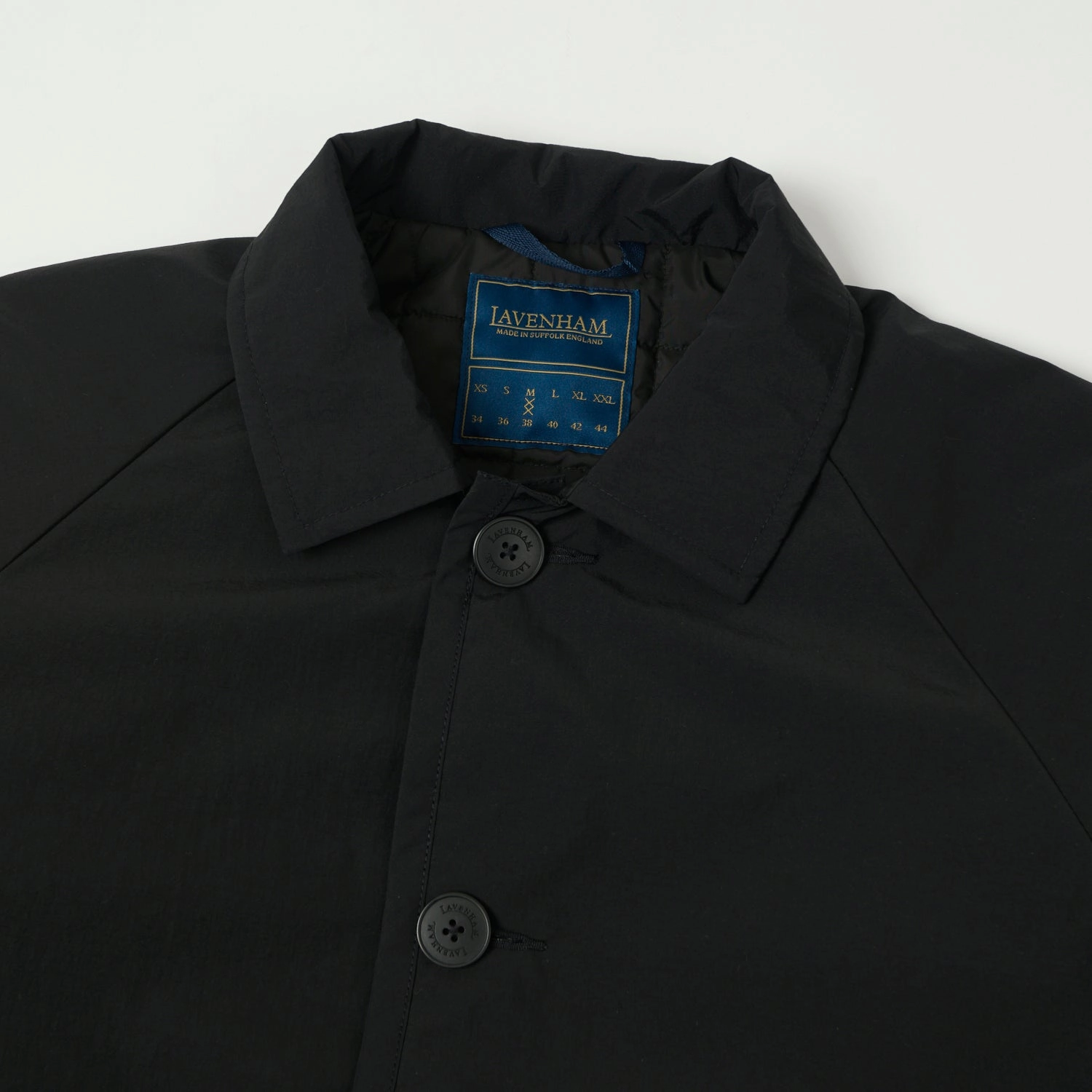 Lavenham FCQ Button Chantry - Black Soft Comfort Design HighVisibility Trims