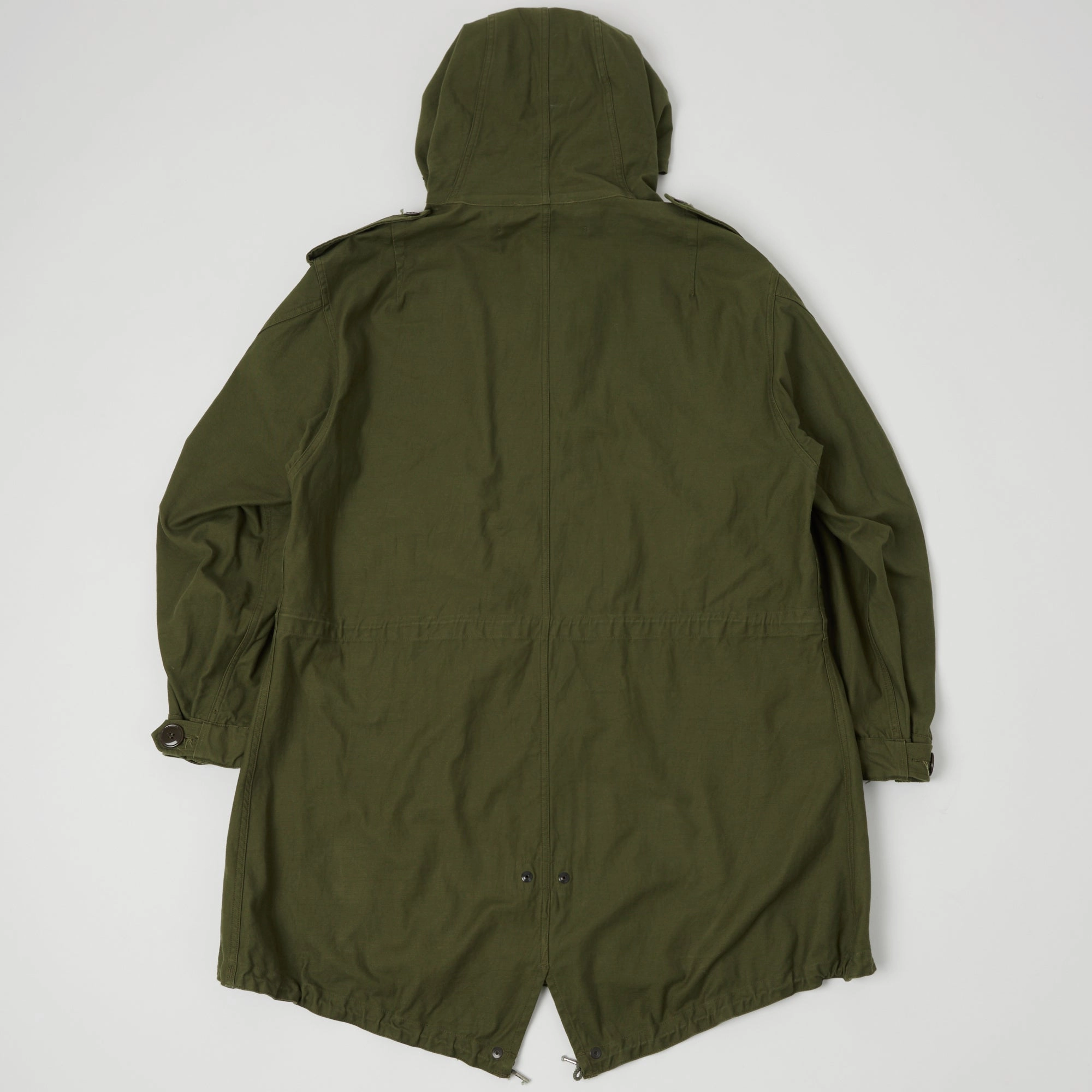 Buzz Rickson's U.S. Army M-51 Fishtail Parka - Olive Drab Ultra Light Packable Functional Pocket