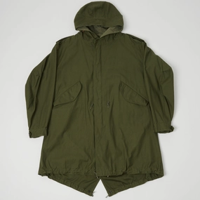 Buzz Rickson's U.S. Army M-51 Fishtail Parka - Olive Drab Wind Chill Protection Clean Lines